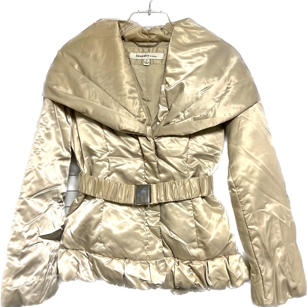 Laundry by Design Satin Puffer Jacket.